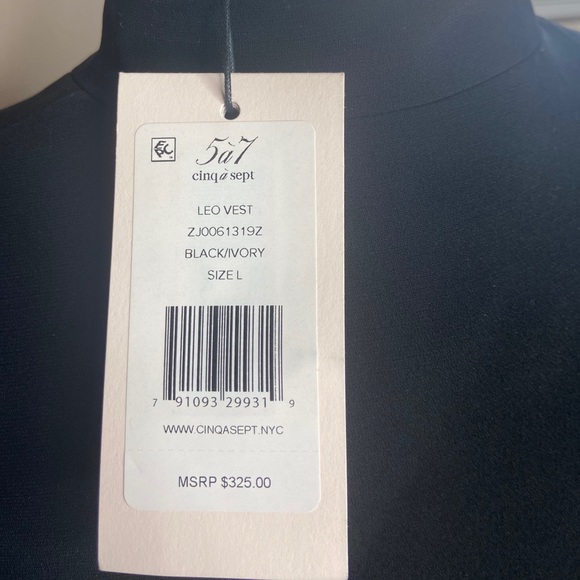 Leo vest black and ivory - Picture 4 of 4